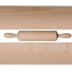 Gravidus Teigrolle ohne Achse für Kinder Nudelholz Holz 25 cm