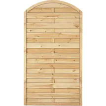 Tetzner & Jentzsch Lamellenzaun 100 x 180 cm Grün Holz 2 St.
