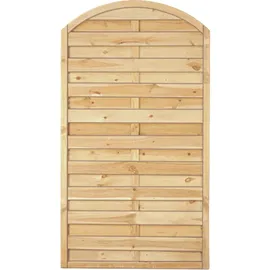 Tetzner & Jentzsch Lamellenzaun 100 x 180 cm Grün Holz 2 St.