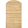 Tetzner & Jentzsch Lamellenzaun 100 x 180 cm Grün Holz 2 St.