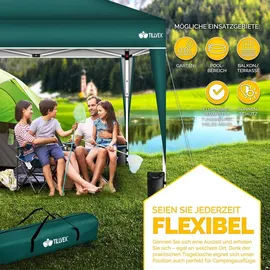 tillvex Faltpavillon 3 x 3 m Grün