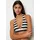 Marc O'Polo Triangel-Bikini-Top Damen Schwarz/Weiß XS
