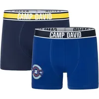 Camp David Boxershorts blau M 2er Pack