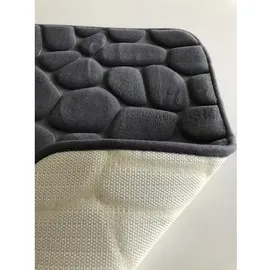 ADOB Badematte Premium Dunkelgrau 50 x 80 cm