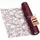 sizocloud Sizocloud® Deco Netz Tischläufer Tischband Dekoration Deko Weinrot 30 cm x 25 Meter