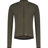 Shimano VERTEX Thermal Long Sleeve Jersey, Moss Green