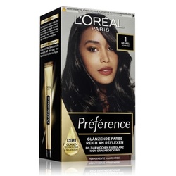 L'Oréal Paris Préférence Nr. 1 - Schwarz farba do włosów 1 Stk