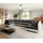 DeLife Wohnlandschaft Clovis XL Weiss Schwarz modular, Design Wohnlandschaften, Couch Loft, Modulsofa, modular
