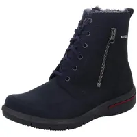 WALDLÄUFER Komfort Stiefelette Warmfutter, Hadessa - Blau - 39