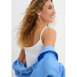 bonprix Spaghettitop Schwarz/Weiß XS