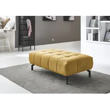 die planbar Sitzhocker MP-IN18022 126 x 42 x 76 cm Polyester Gelb