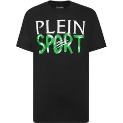 PLEIN SPORT Herren Shirt M T-Shirt, Schwarz, M