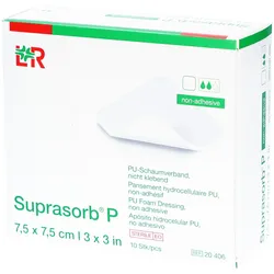 Suprasorb® P PU-Schaumverband 7,5 cm x 7,5 cm nicht selbstklebend