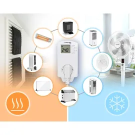 Trotec Steckdosen-Thermostat BN30 Raumthermostat programmierbar