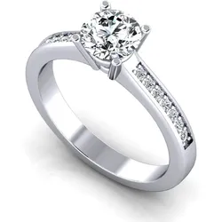 Verlobungsring VR05 750er Weiflgold - 3772