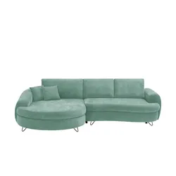 switch Ecksofa  Ariana , türkis/petrol , Maße (cm): B: 302