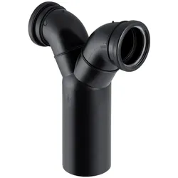 Geberit PE Wand-WC- Doppelbogen 90° 367.923.16.1, Montagezubehör,