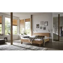 Home Affaire Massivholzbett HOME AFFAIRE "Chavot I", braun (wildeiche), B:186cm H:77cm L:208cm, Betten, Massivholzbett, wahlweise in Kernbuche oder Wildeiche erhältlich