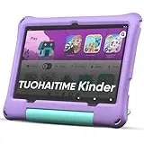Kinder Tablet 10.1 Zoll Android 16 mit 30GB RAM+64GB ROM 2TB erweiterbar Tablet, Kindersicherung/Elternkontrolle,GPS, Face ID, Widevine L1, WiFi 6, Octa-Core Prozessor, Kids Tablet mit Eva Case