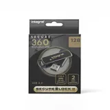 Integral USB 3.0 USB-Stick Secure 360 128 GB Schwarz, Gold