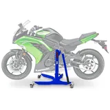 Zentralständer passend für Kawasaki ER-6f 12-16 blau Motorradheber ConStands Power-Classic