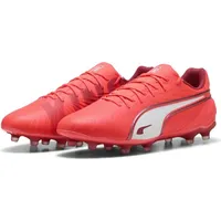 Puma King Match AG/FG Herren Glowing Red/White 48