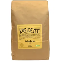 Kreidezeit Lehmfarbe Weiß 20,00 kg