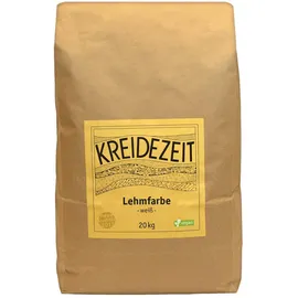 Kreidezeit Lehmfarbe Weiß 20,00 kg