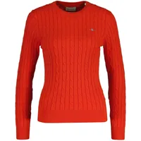 GANT Strickpullover mit Rundhals Rot M
