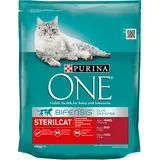 Kroketten Katze Steril Purina One Katze Trockenfutter für Katzen Rind 800 G