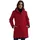 KILLTEC Damen Parka/Mantel wasserdicht mit abzippbarer Kapuze Damen Funktionsparka, rot, 44, 43284-000