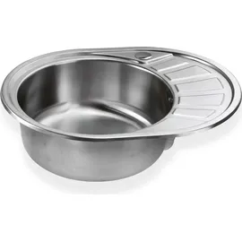 stabilo-sanitär Calypso SL rechts Einbauspüle Edelstahl Handbetätigung 580 x 450 mm