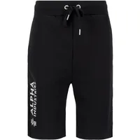 Alpha Industries Basic Ai Foil Print Short in Silberfarben, Größe S