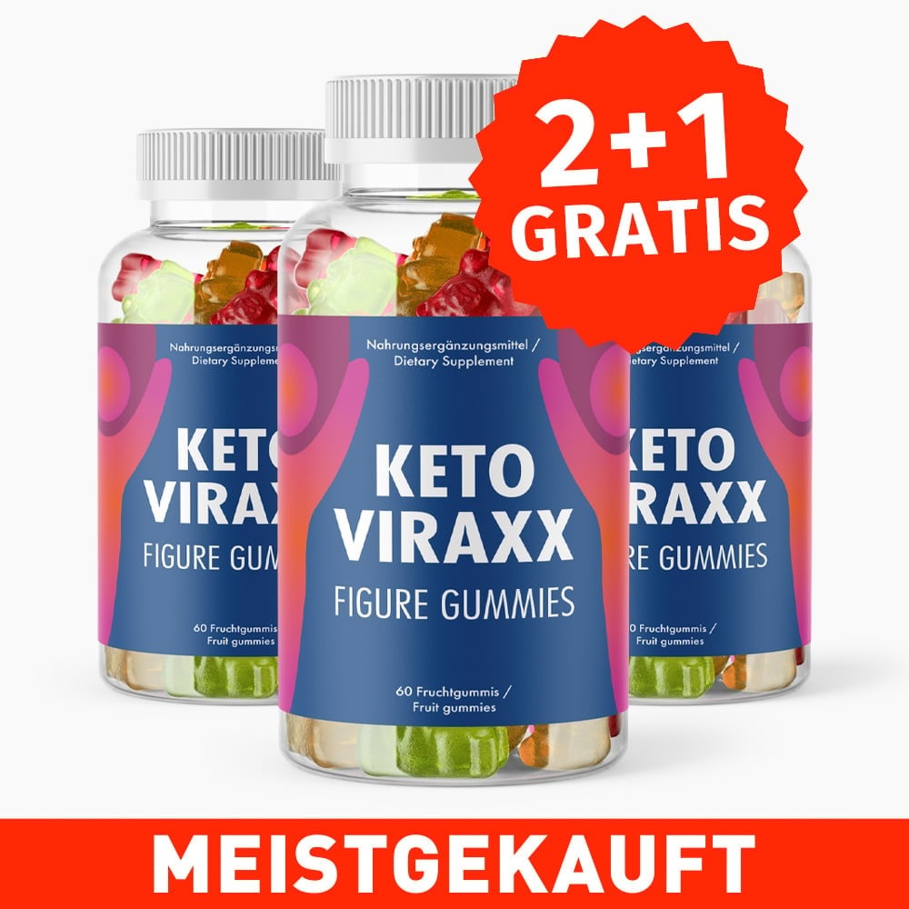 KETO VIRAXX Figure Gummies (60 Stück) 2+1 GRATIS