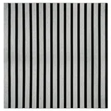 KAISER plastic® Akustikpaneele | Farbe: Eiche hellgrau | Wandpaneele in verschiedenen Formaten | Deko Wohnzimmer | Wanddeko in Pastellfarbe | Akustik Paneele Wand | Lamellenwand (60 x 60 cm - 4STK.)