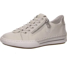 Rieker Slip-Ons Damen Weiß/Silber/Grau 36