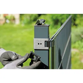 GAH Alberts Alberts Umbauset Eckbert von Zaunpfosten zu Eckpfosten 60 x 40 mm