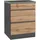 Held Unterschrank Turin 60 x 86 x 60 cm Graphit/Eiche