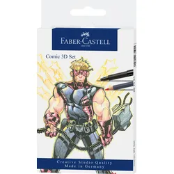FABER-CASTELL 	Comic Illustration COMIC 3D-Set 11teilig