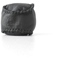 NOHrD HaptikBall handgenähter Gewichtsball aus Leder schwarz