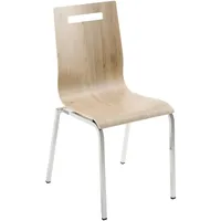 Mayer Sitzmöbel Stapelstuhl myLIFE Holz davos-eiche