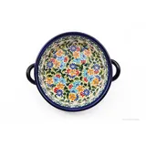 BUNZLAUER KERAMIK Auflaufform rund 31,5x6,7cm 1,7L Innen-Dekor DU182