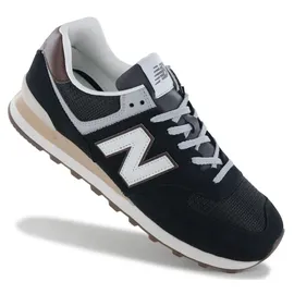 New Balance 574 Herren Black / Brown / Dark Silver Metallic 44,5