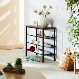 Tectake Wolverhampton 75,5 x 69,5 x 30,5 cm braun / braun