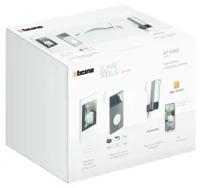 Legrand 363950 Flex”ONE Video-Set mit LINEA3000 Black, CLASSE 300EOS und Netatmo-Kamera 1