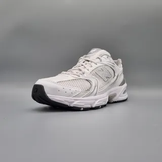 NB White/Silver Metallic 37