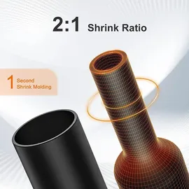 Eventronic Schrumpfschlauch Set 560 Stücke, 12 Größen 5 Farben,