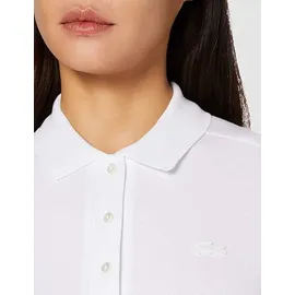 Lacoste Stretch Cotton Piqué Kurzarm-poloshirt - White 36