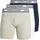 Jack & Jones PlusSize JACSOLID BOXER BRIEFS 3 PACK grau 4XL