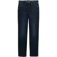 Tom Tailor Damen TTELVA STRAIGHT High Waist Jeans, blau, Uni, Gr. 31/32